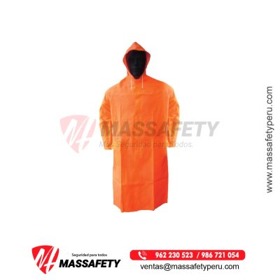 Abrigo PVC Naranja Clute