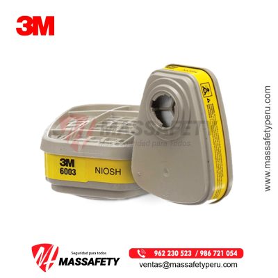 Cartucho 3M 6003, Vapores Organicos y Gases Ácidos