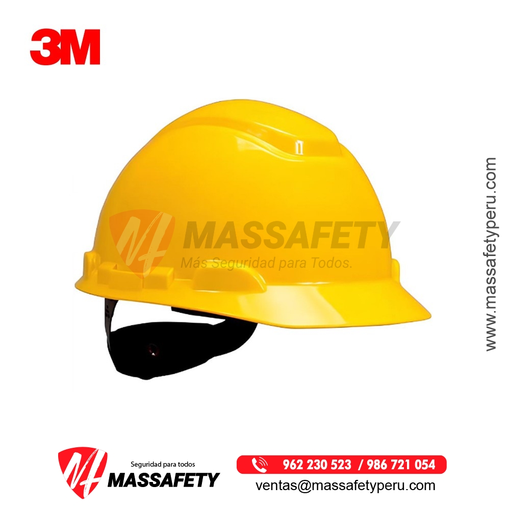 Casco 3M H700 Color Amarillo