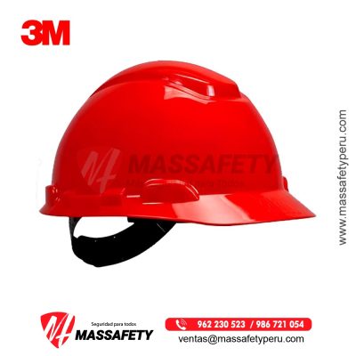 Casco 3M H700 Rojo