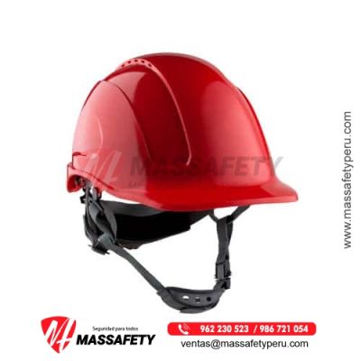 Casco Montaña Ventilado Rojo Steelpro