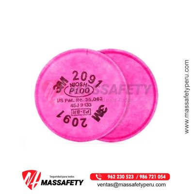 Filtro 3M 2091 P100 para Partículas