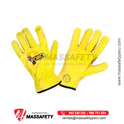 Guante de Cuero Amarillo L-120
