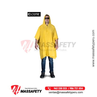 Poncho PVC Amarillo Clute