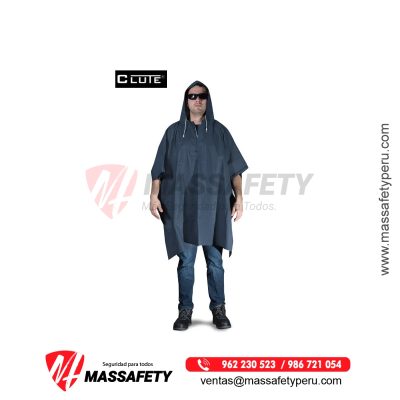 Poncho PVC Azul Clute