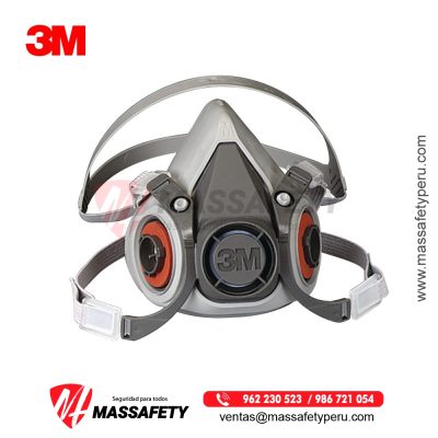 Respirador de Media Cara 6200 3M