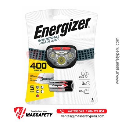 Linterna Frontal Energizer 400 Lumens