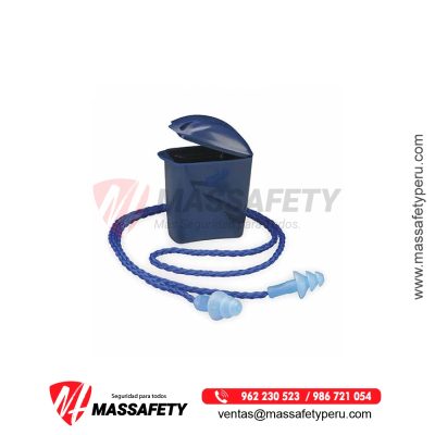 Tapón Azul Plástico con Cordón 3M 1293
