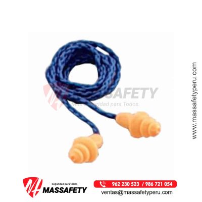 3M™ UltraFit™ Tapón Reusable de Silicona con Cordón