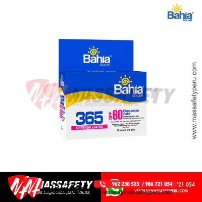 Bloqueador Bahía 365 Defensa Diaria SPF60 Sachet 10 g. C/20 Sachets