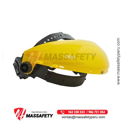 Casquete Portavisor Amarillo Steelpro