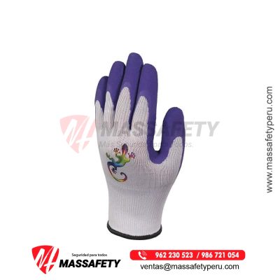 Guante para Niño de Punto de Poliéster - Impregnacion de Latex Espuma en Palma Delta Plus