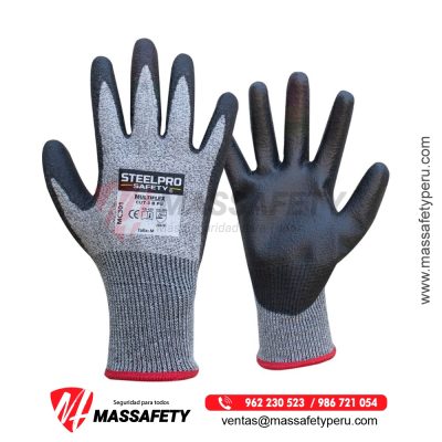 Guante Multiflex Cut-3 PU Steelpro