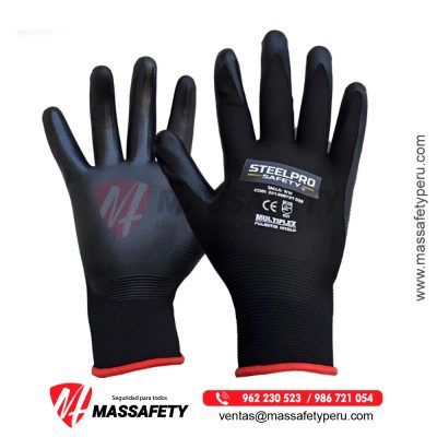 Guante Multiflex Poliester Nitrilo Steelpro