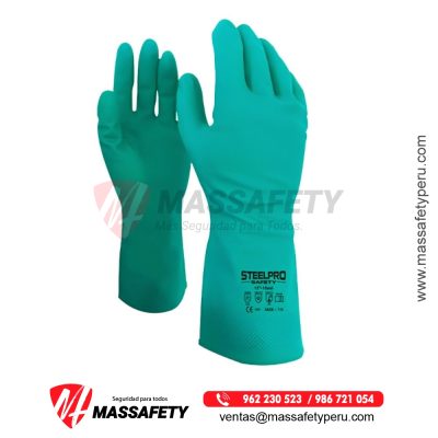 Guante Nitrilo 18”-22MIL Steelpro