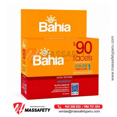 Bloqueador Bahía SPF90 10g Color 1 C/20 Sachets Faces