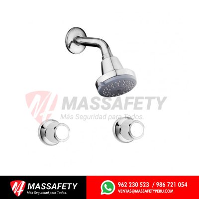Mezcladora para ducha egeo con salida vsi massage hecho en bronce vainsa