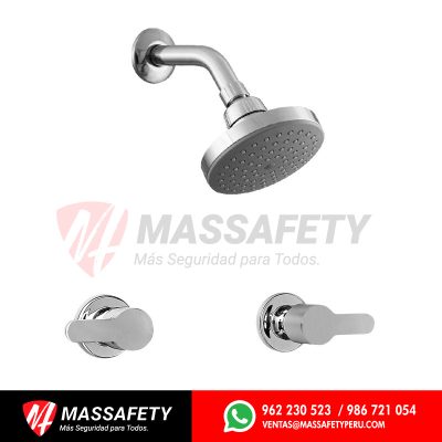 Mezcladora para ducha maui con salida española hecho en bronce vainsa