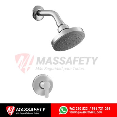 Monocomando para ducha maui con salida española hecho en bronce vainsa