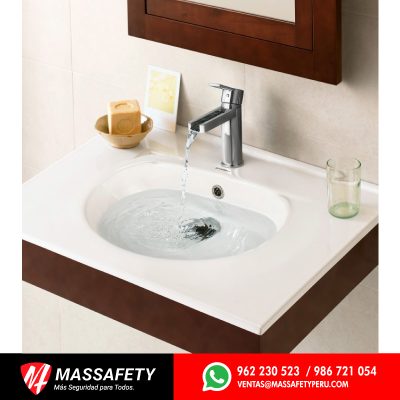 Monocomando para lavatorio baja tipo casacada artic hecho en bronce vainsa