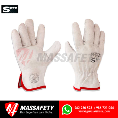 Guantes de Badana Blanco Spro