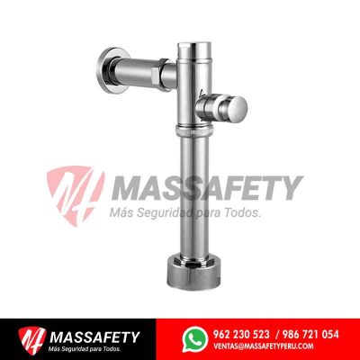 Fluxometro Mecánico Para Inodoro Boton Directo Hecho En Bronce Vainsa