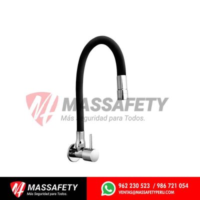 Llave para lavadero bar avante cr para flex negro Vainsa