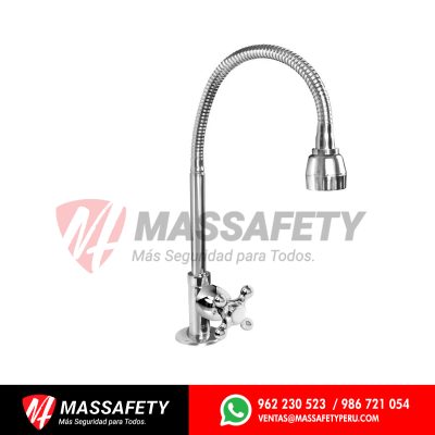 Llave lavadero mueble pico flexible acapulco Italgrif