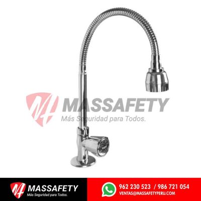 Llave lavadero mueble pico flexible baru Italgrif
