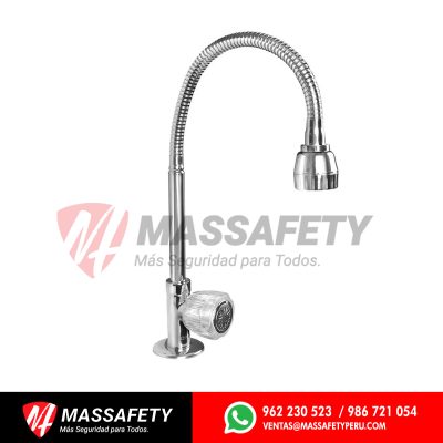 Llave lavadero mueble pico flexible galapagos Italgrif
