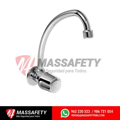 Llave de lavadero cocina de pared cancun cromado Italgrif