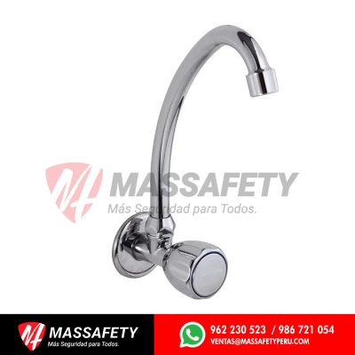 Llave para lavadero a la pared vallarta cromado Italgrif
