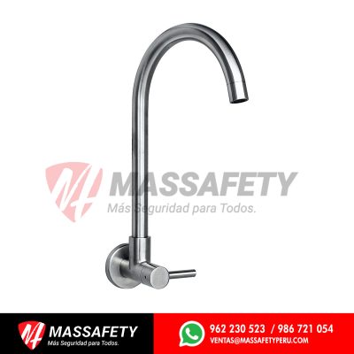 Llave para lavadero en acero inox Vainsa