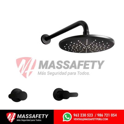 Mezcladora de ducha con salida española maui black