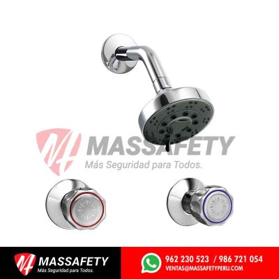 Mezcladora para ducha vallarta con salida tecno cromado Italgrif
