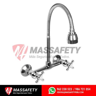 Mezcladora pared pico flexible acapulco Italgrif
