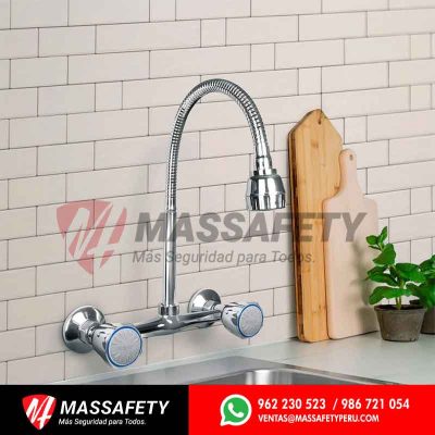 Mezcladora de cocina pared pico flexible baru Italgrif