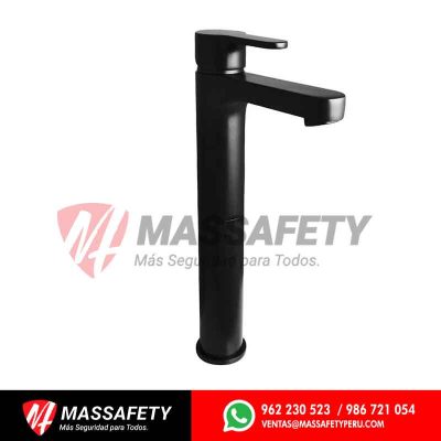 Monocomando para lavatorio alta maui black