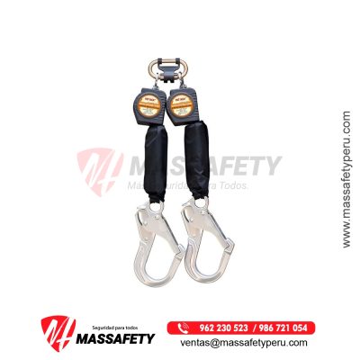 Bloque Retractil doble MB-1.8N+N de 1.80 metros Pat Ngk