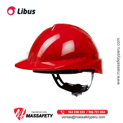 Casco color rojo Milunium Class de la marca Libus