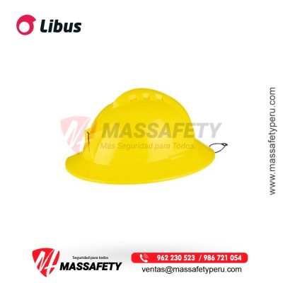 Casco Minero color amarillo de la marca Libus