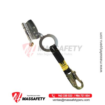 Línea de conexión de 0,25 m con freno para cuerda de 5/8″ (16mm) Hauk (XN025+ FC)