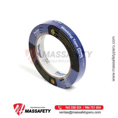 Cinta Masking Tape Azul 3/4″ x 40yd (18mm x 36m) Shurtape