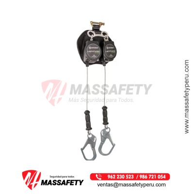 Bloque Retráctil Doble de 11 pies SW8008-11LE-DL Safewaze