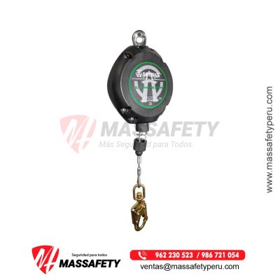 Bloque Retráctil de acero 20ft 6 Metros FS-FSP1220-G SafeWaze