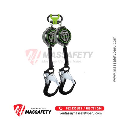 Bloque Retráctil doble 7ft 2 metros 019-5127 SafeWaze