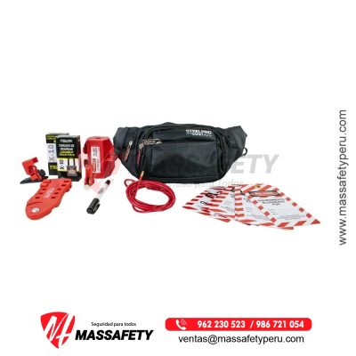 Bloqueo kit lock out tag out personal electricista Steelpro
