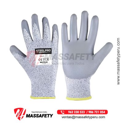 Guante Multiflex Cut-5 PU Steelpro
