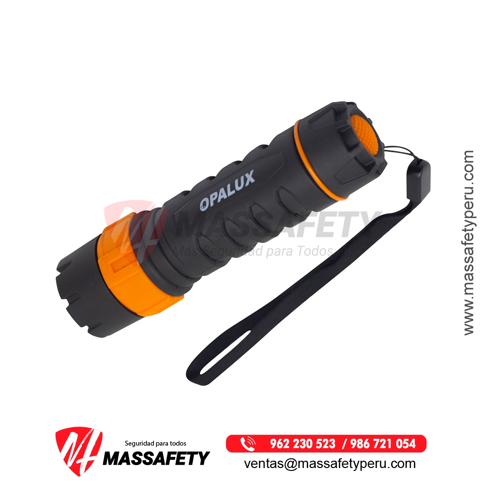 Linterna LED con Cuerpo de Goma 3W OP-LM1085