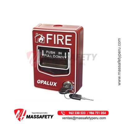 Estación Manual de Alarma contra Incendios PUL-6C Opalux